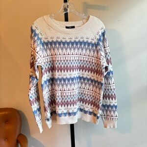Anthropologie Fate Soft Cream Knit Top‎